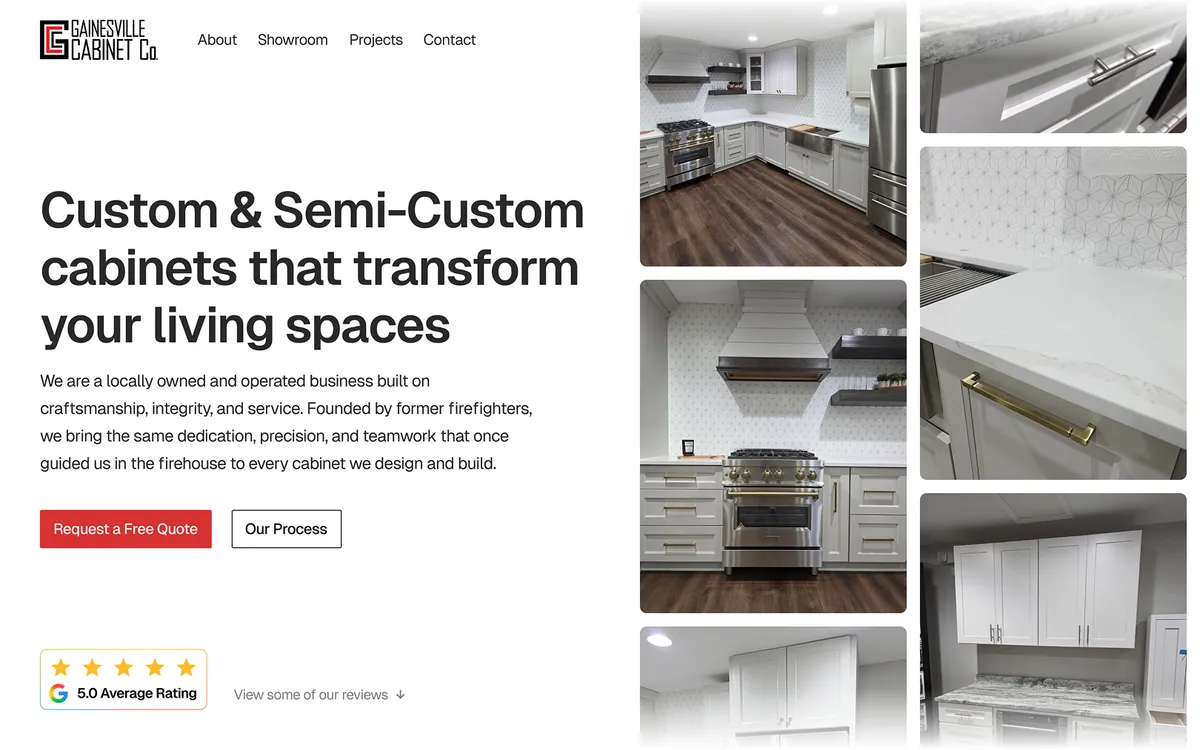 Gainesville Cabinet Co. website