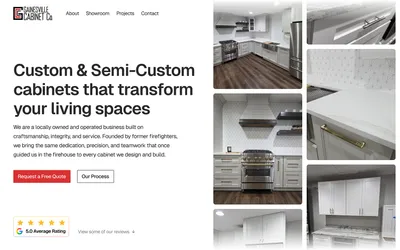 Gainesville Cabinet Co. desktop view