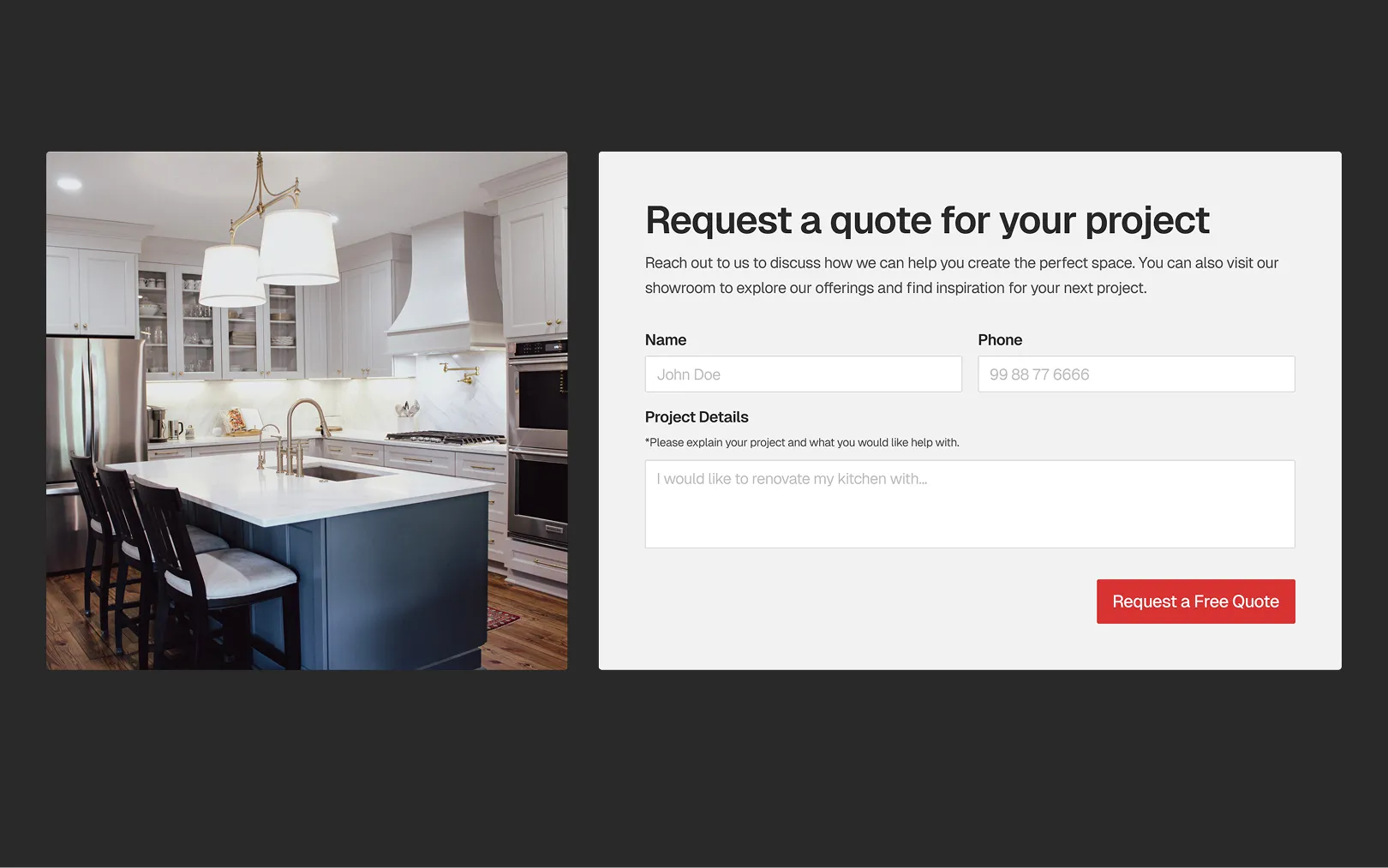 Gainesville website contact section