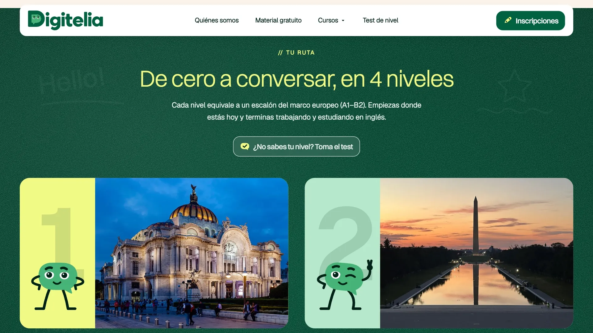 Niveles de Digitelia