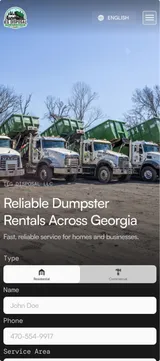 IEG Disposal LLC. mobile view